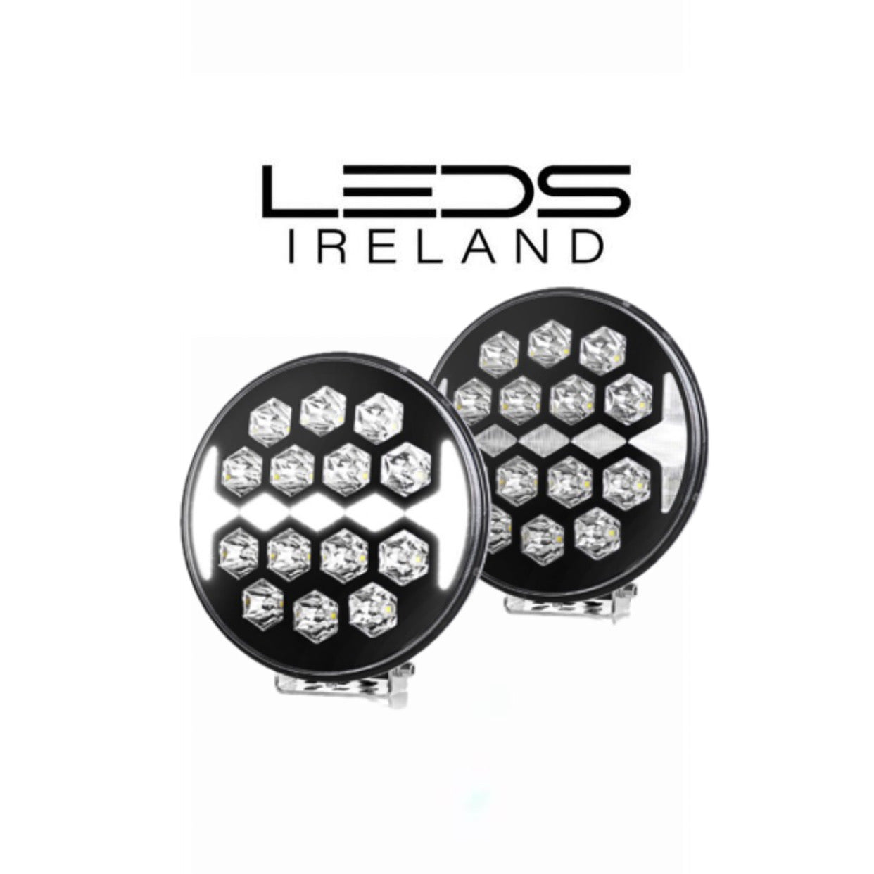 Ionic 9 Inch Spot Lamp with White DRL