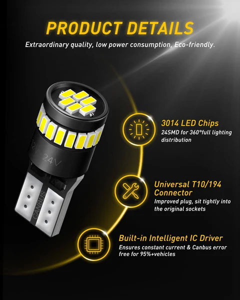 Auxito T10 (W5W) 12/24V
