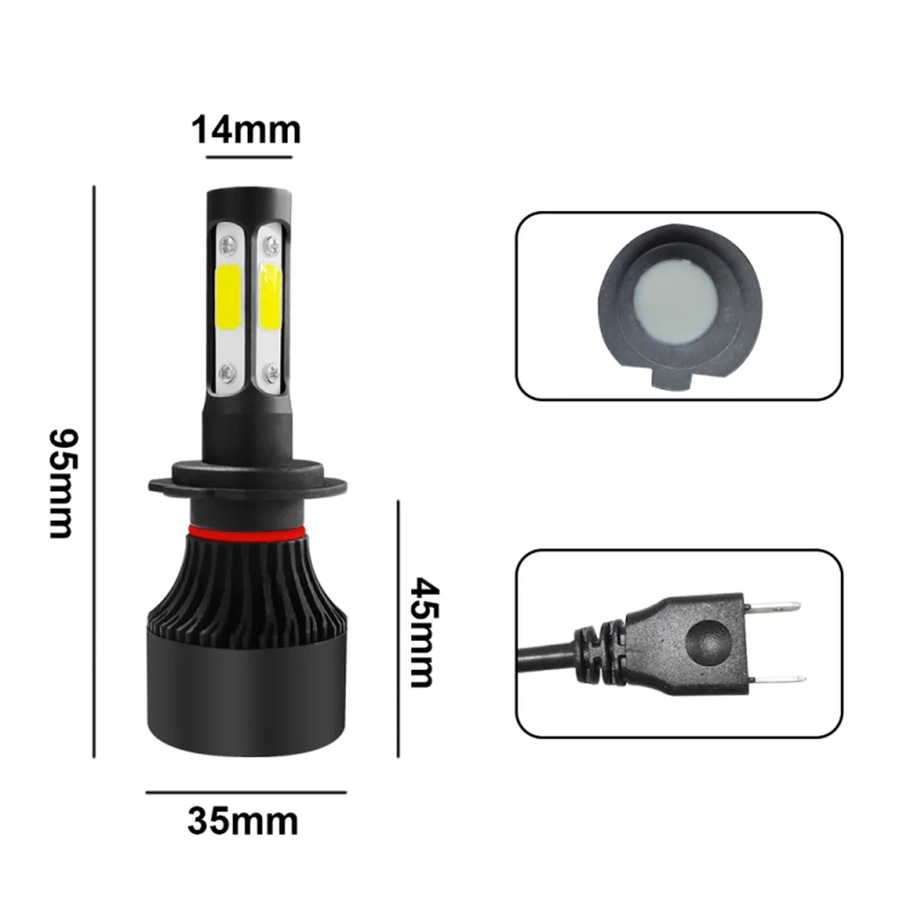 4-Sided LED H7