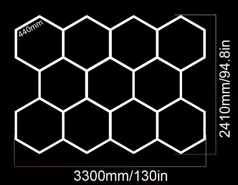 Hex Garage Lights