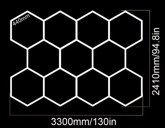 Hex Garage Lights