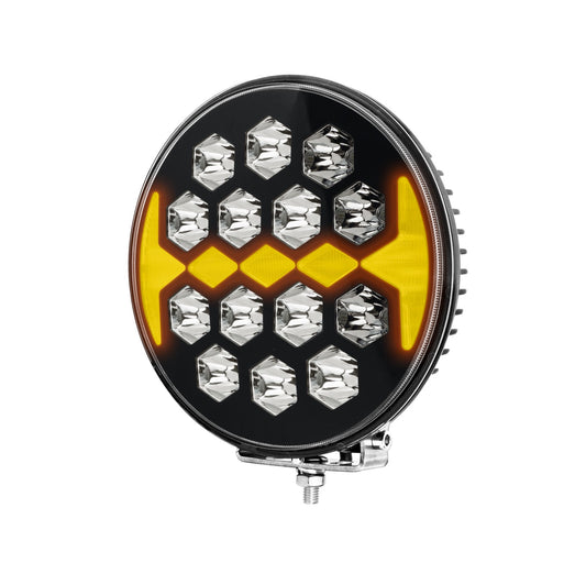 Ionic 9 Inch Spot Lamp with White DRL