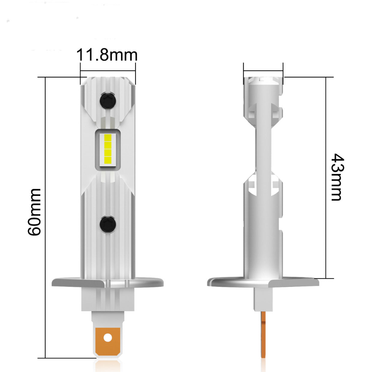 12/24 Volt DirectFit H1 1:1 (Yellow&White)