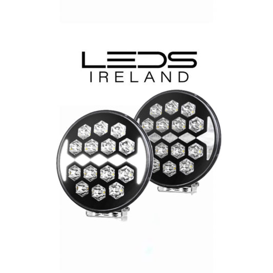 Ionic 9 Inch Spot Lamp with White DRL