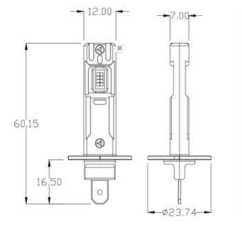H1 H3 Compact High Power 30W 12V