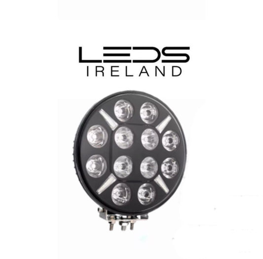 Atomic X 9 inch Spotlamp with Amber & White DRL